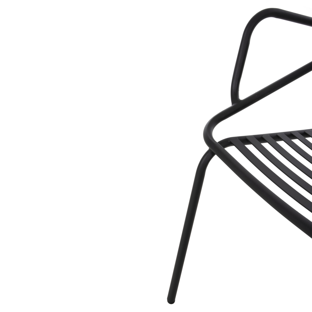 ARMCHAIR OUTDOOR FREE HM6045 METALLC BLACK 61x53x87Hcm. [10]