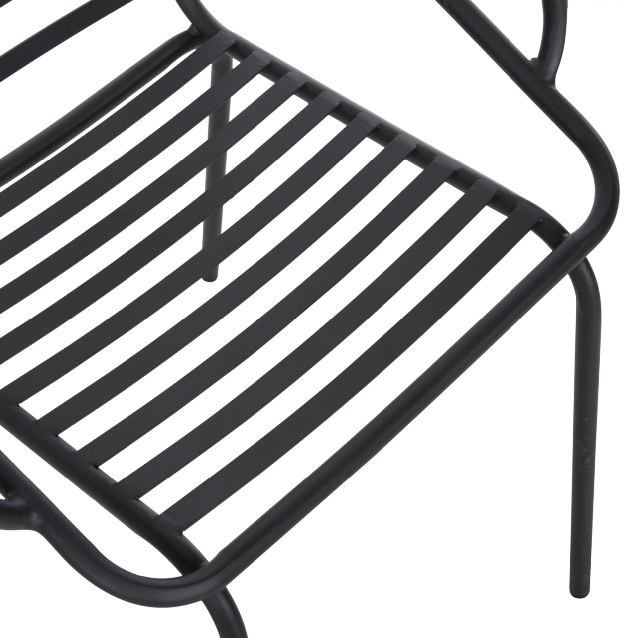 ARMCHAIR OUTDOOR FREE HM6045 METALLC BLACK 61x53x87Hcm. [9]