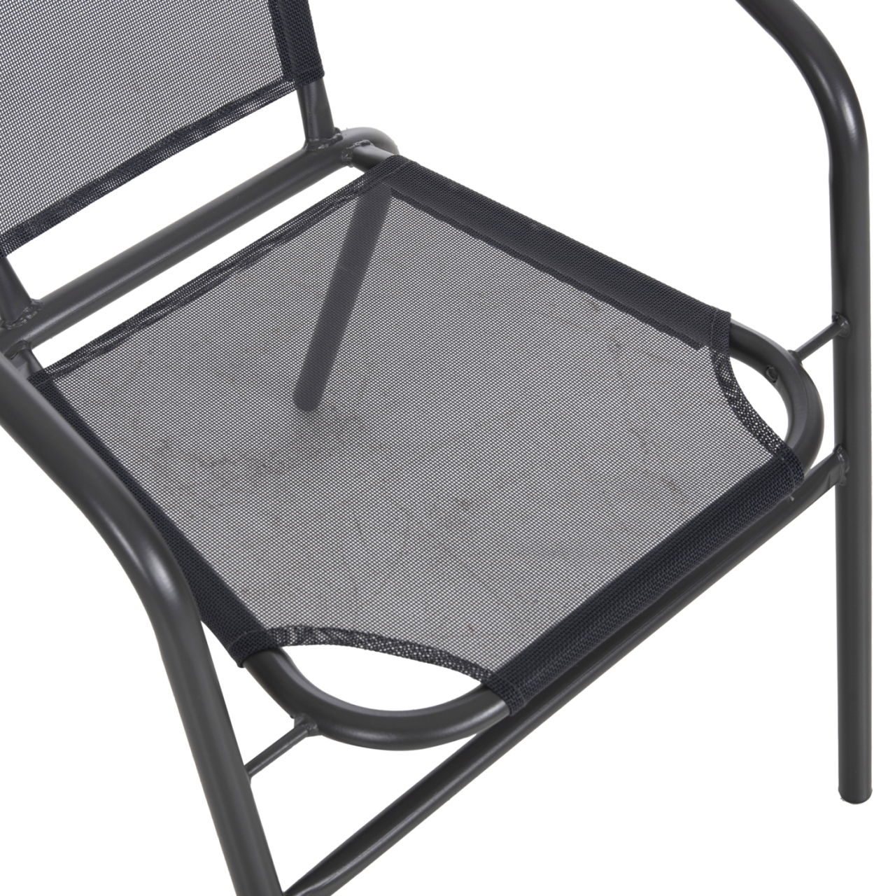 ARMCHAIR OUTDOOR LEDAN HM5977.01 METAL and TEXTILENE IN GREY 55x58x72Hcm. [8]