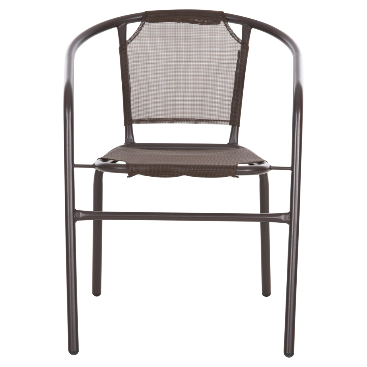 ARMCHAIR OUTDOOR LEDAN HM5977.02 METAL and TEXTILENE IN BROWN 55x58x72Hcm. [3]