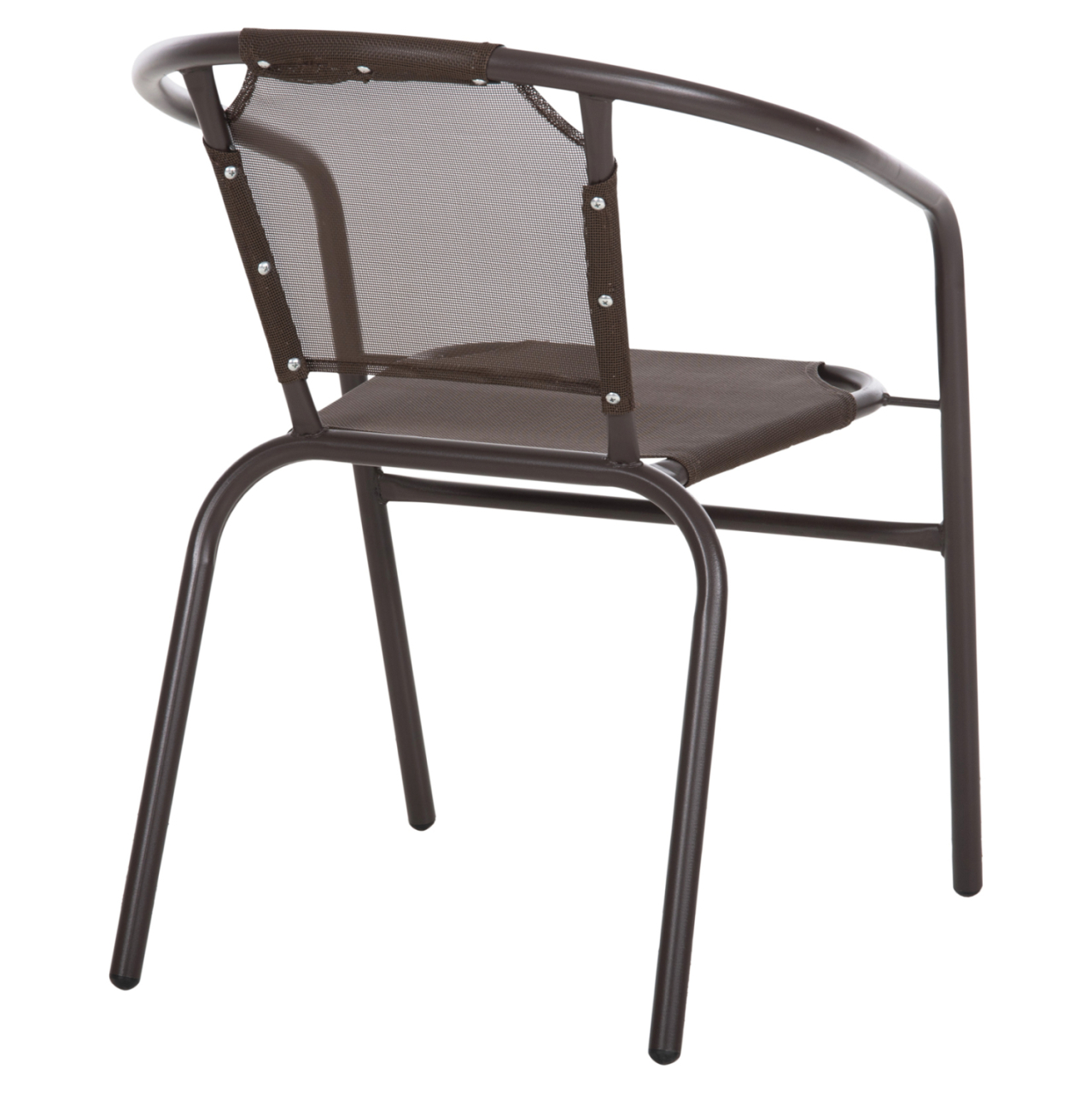 ARMCHAIR OUTDOOR LEDAN HM5977.02 METAL and TEXTILENE IN BROWN 55x58x72Hcm. [5]