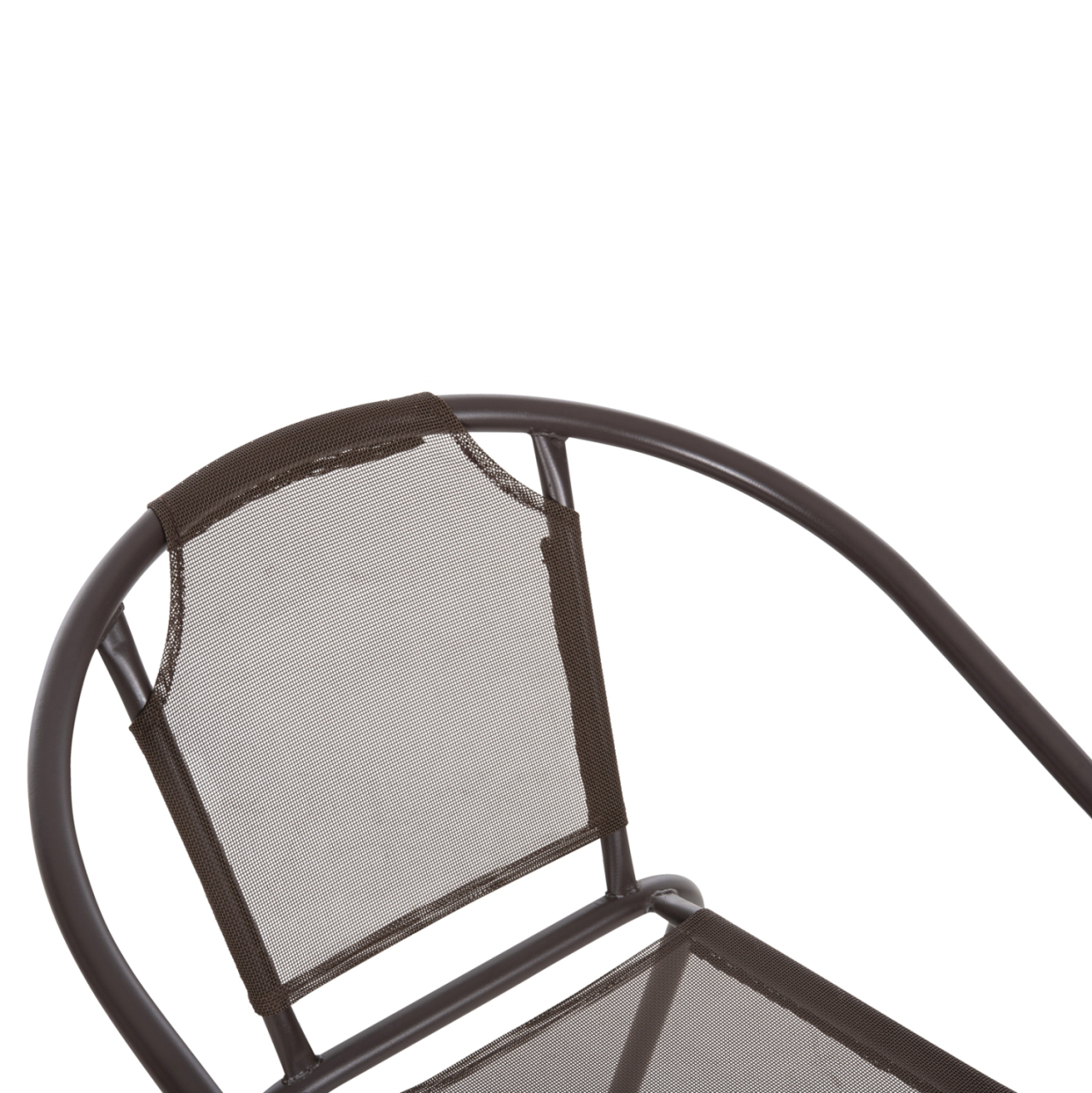 ARMCHAIR OUTDOOR LEDAN HM5977.02 METAL and TEXTILENE IN BROWN 55x58x72Hcm. [7]