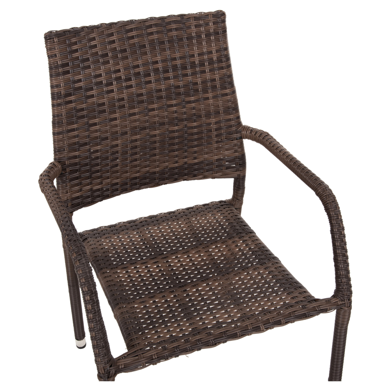 ARMCHAIR OUTDOOR MORNER HM6074.01 METAL-BROWN WICKER 55x58x87H [7]