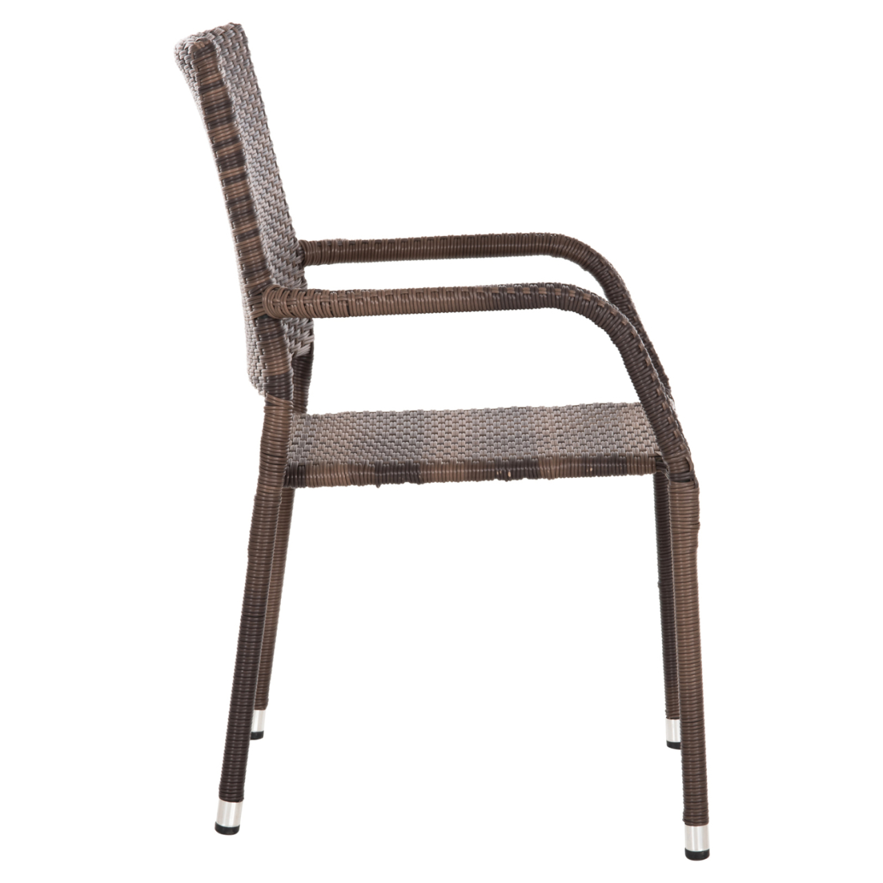 ARMCHAIR OUTDOOR MORNER HM6074.01 METAL-BROWN WICKER 55x58x87H [4]