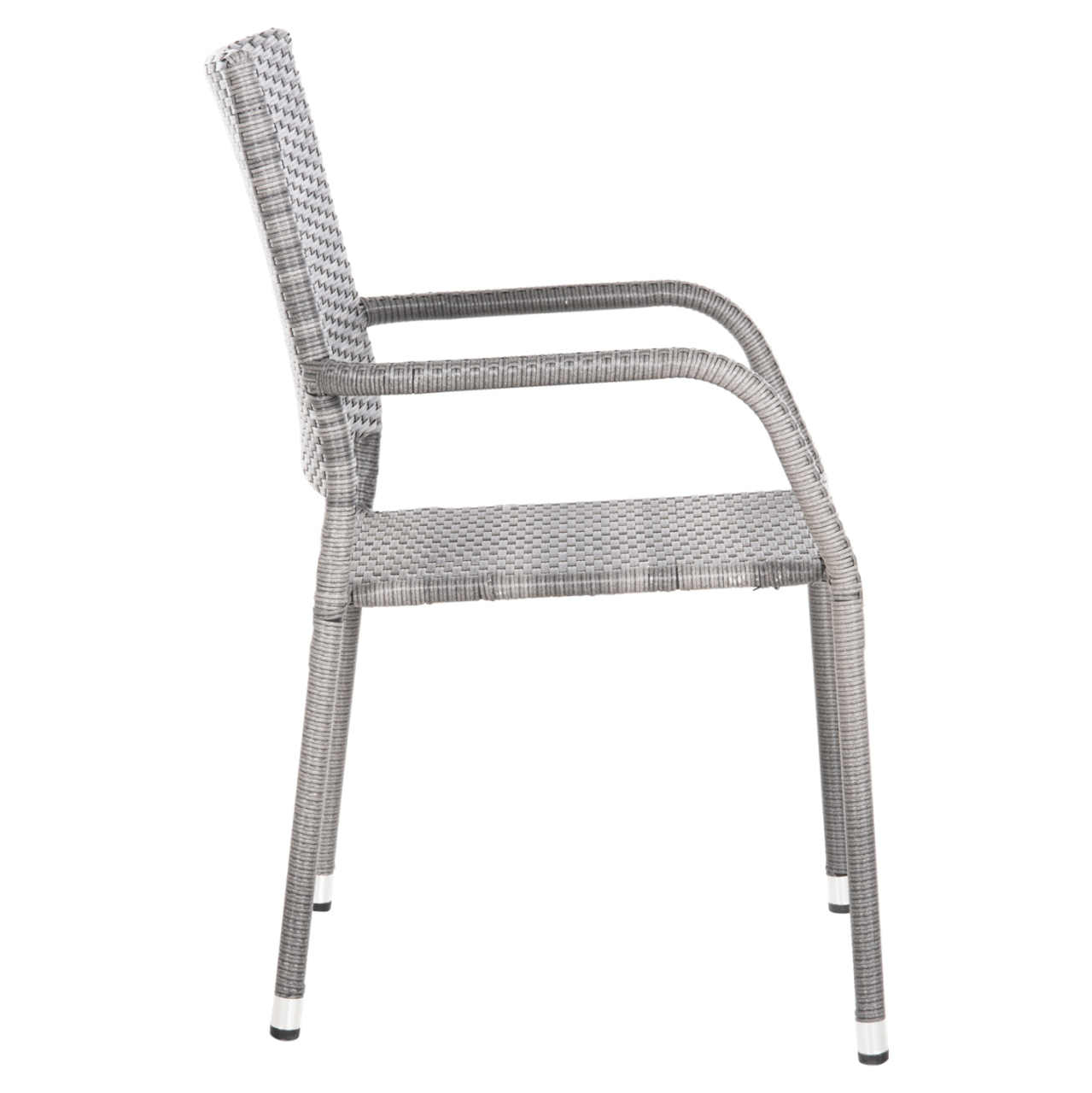 ARMCHAIR OUTDOOR MORNER HM6074.02 METAL-GREY WICKER 55x58x87H. [4]