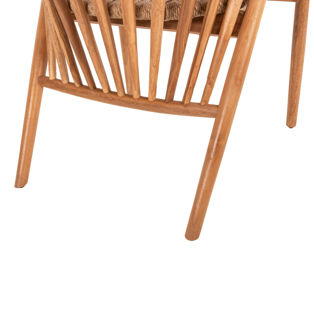 ARMCHAIR PERMAINE HM9825 TEAK WOOD-SYNTHETIC ROPE IN NATURAL COLOR 57.5x59.5x82Hcm. [9]