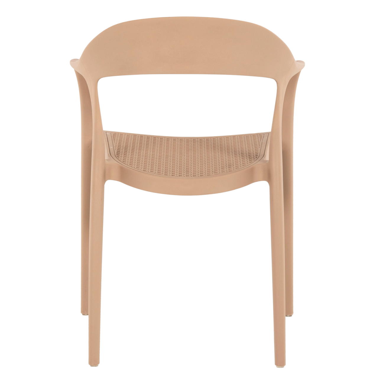 ARMCHAIR POLYPROPYLENE CLEO HM5935.03 CAPUCCINO 57x53x81Hcm. [6]