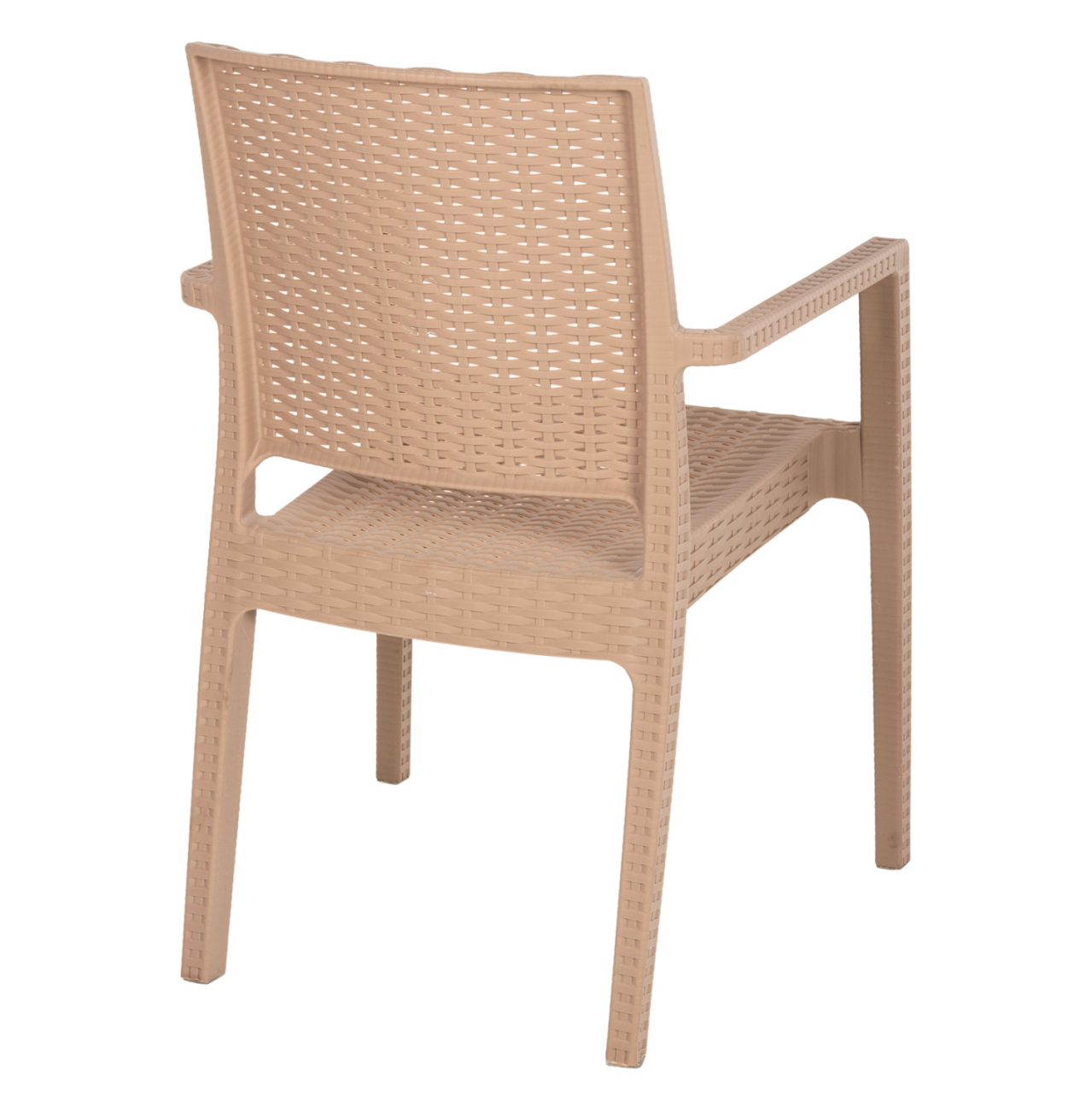 ARMCHAIR POLYPROPYLENE HEAVY-DUTY KAGANU HM5134.03 CAPPUCCINO 58x55x88Hcm. [5]