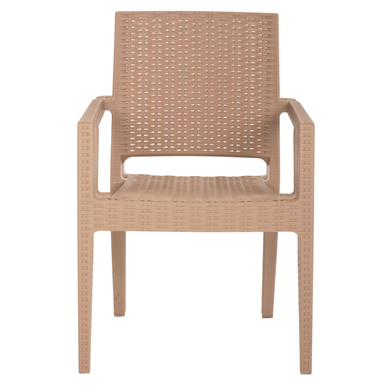 ARMCHAIR POLYPROPYLENE HEAVY-DUTY KAGANU HM5134.03 CAPPUCCINO 58x55x88Hcm. [3]