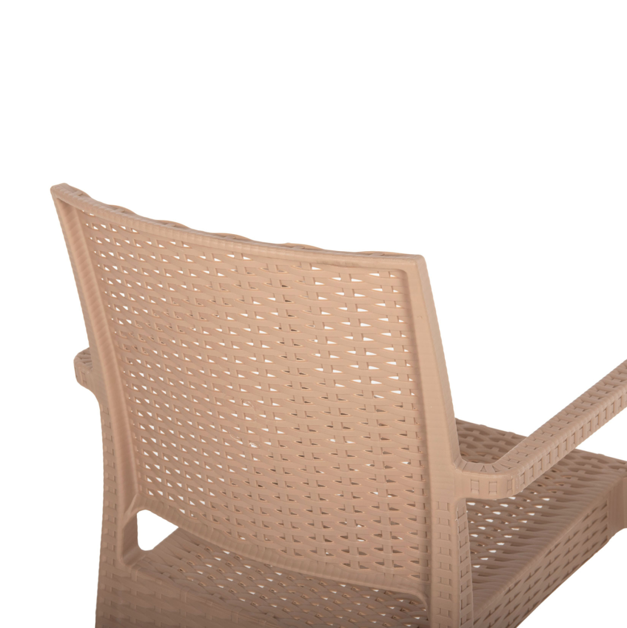 ARMCHAIR POLYPROPYLENE HEAVY-DUTY KAGANU HM5134.03 CAPPUCCINO 58x55x88Hcm. [9]