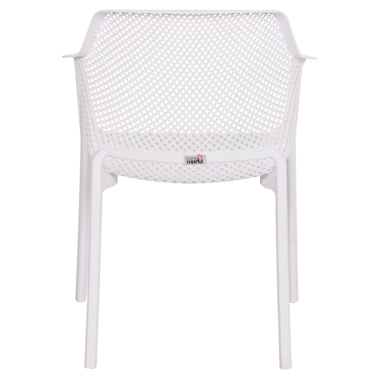 ARMCHAIR POLYPROPYLENE JOHN HM6103.01 WHITE 59x58x79.5Hcm. [6]
