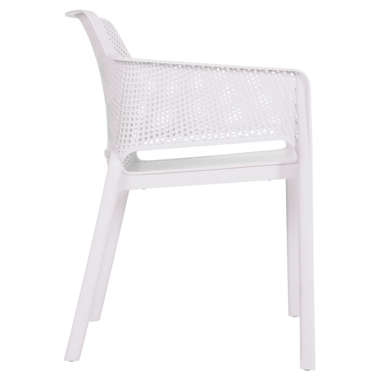 ARMCHAIR POLYPROPYLENE JOHN HM6103.01 WHITE 59x58x79.5Hcm. [4]