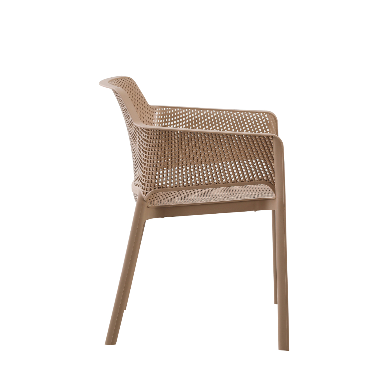 ARMCHAIR POLYPROPYLENE JOHN HM6103.04 CAPPUCCINO 59x58x79.5Hcm. [3]