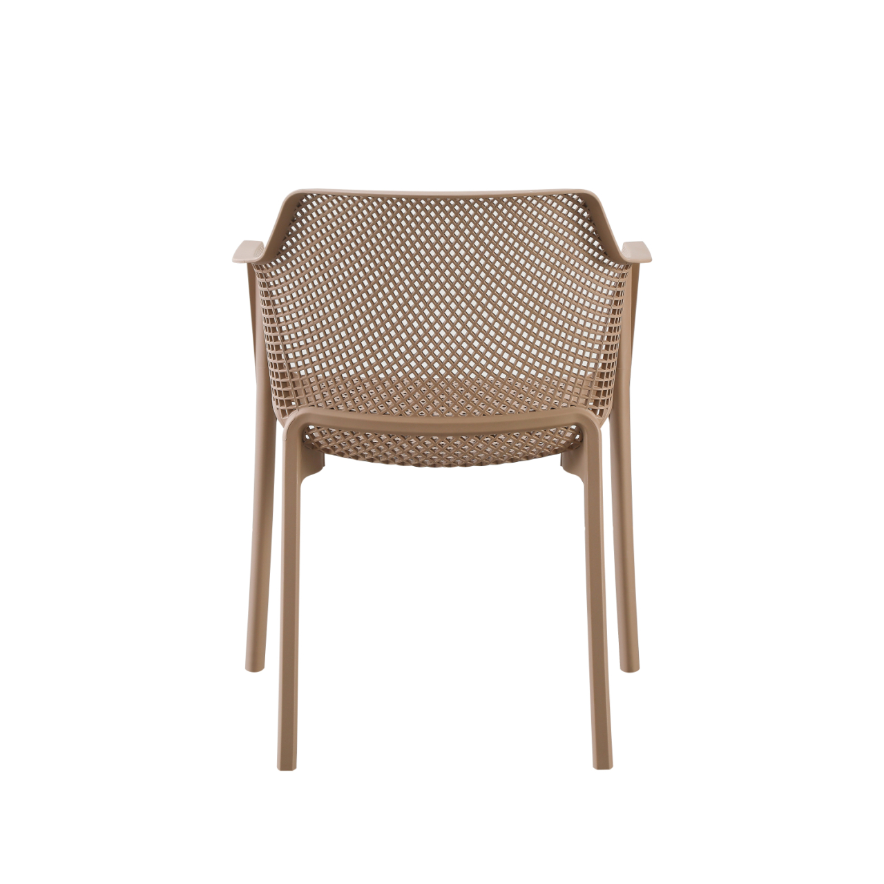 ARMCHAIR POLYPROPYLENE JOHN HM6103.04 CAPPUCCINO 59x58x79.5Hcm. [4]