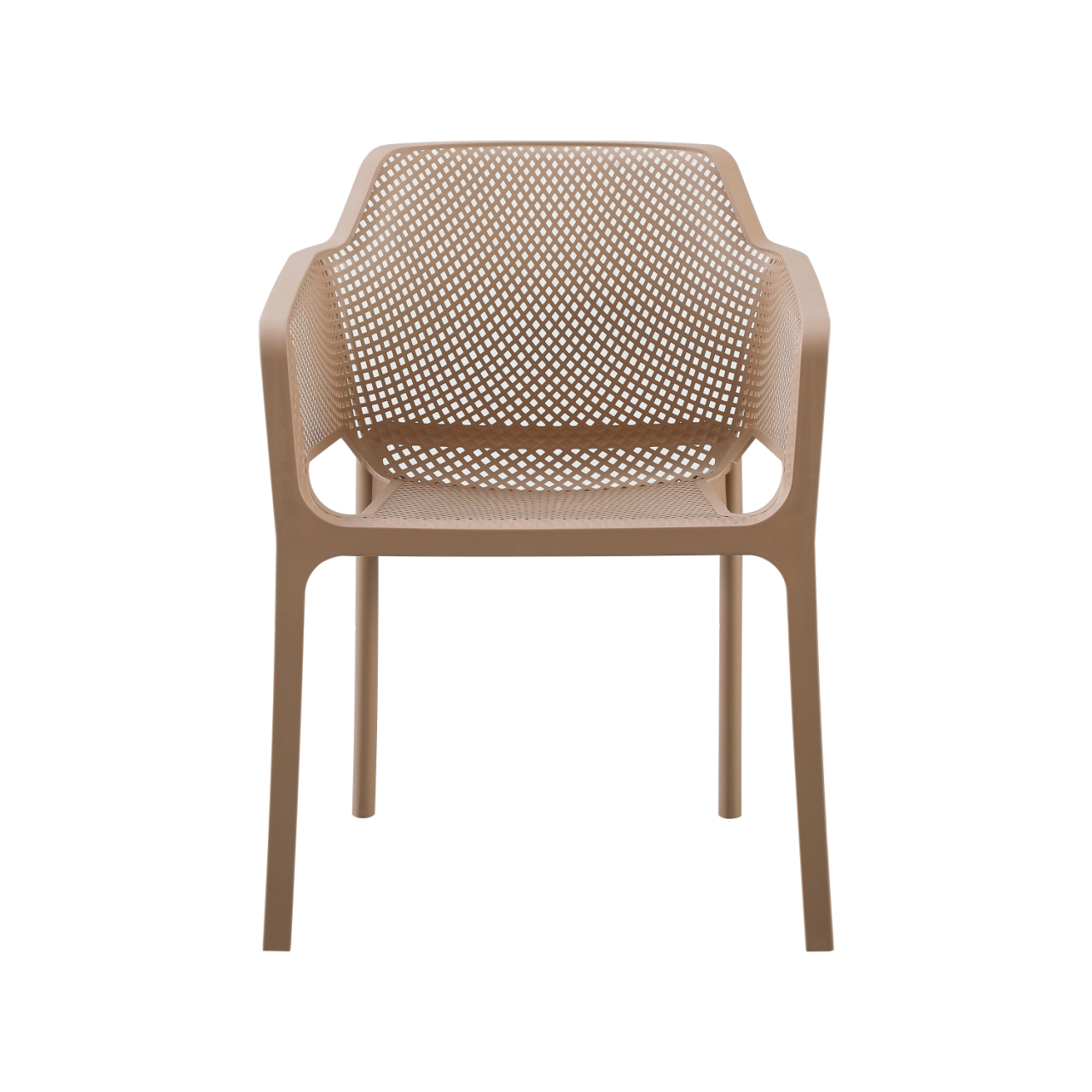 ARMCHAIR POLYPROPYLENE JOHN HM6103.04 CAPPUCCINO 59x58x79.5Hcm. [2]