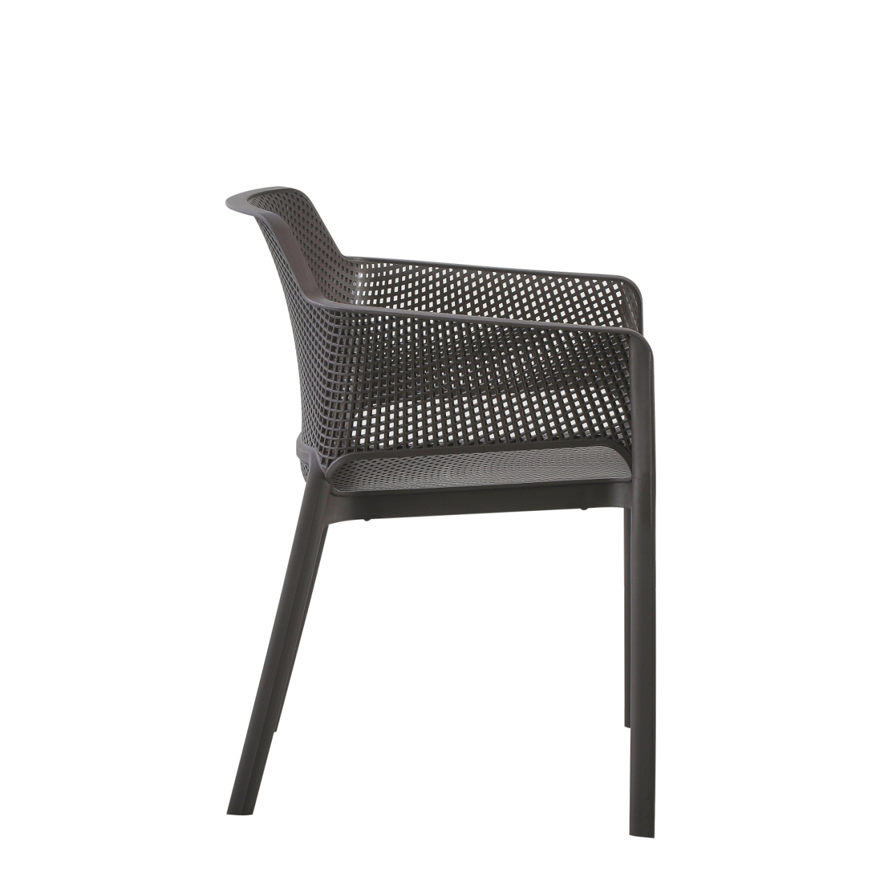 ARMCHAIR POLYPROPYLENE JOHN HM6103.09 BROWN 59x58x79.5Hcm. [3]
