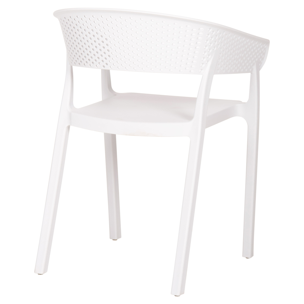 ARMCHAIR POLYPROPYLENE PERFOE HM5941.01 IN WHITE 56x50x73Hcm. [5]