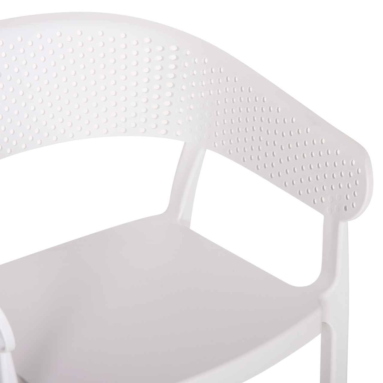 ARMCHAIR POLYPROPYLENE PERFOE HM5941.01 IN WHITE 56x50x73Hcm. [7]