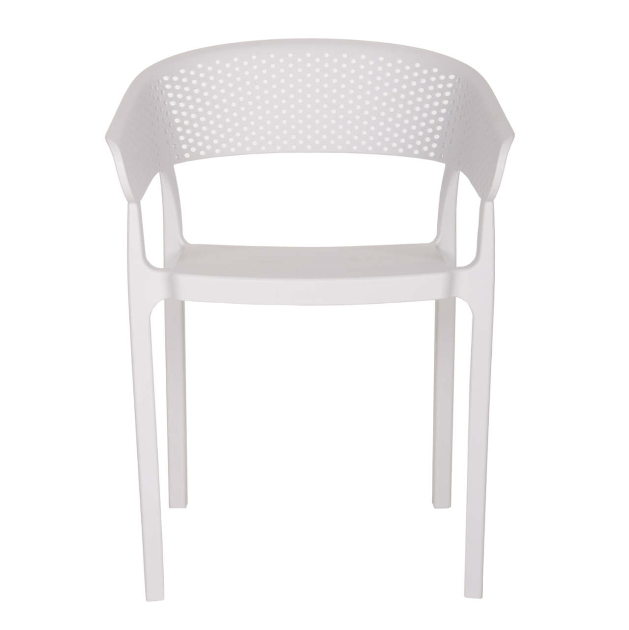ARMCHAIR POLYPROPYLENE PERFOE HM5941.01 IN WHITE 56x50x73Hcm. [3]