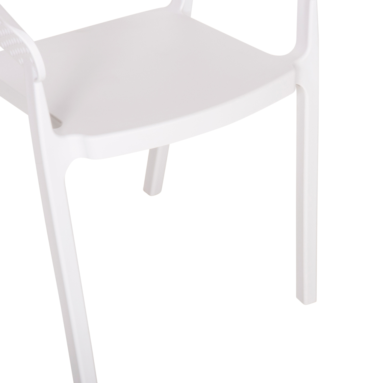 ARMCHAIR POLYPROPYLENE PERFOE HM5941.01 IN WHITE 56x50x73Hcm. [9]