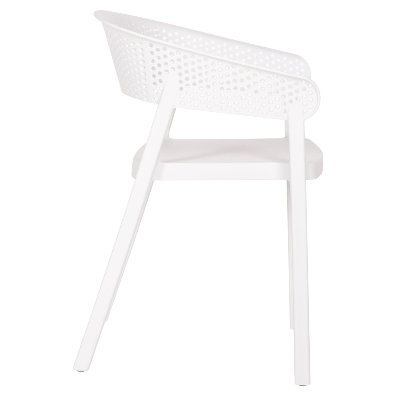 ARMCHAIR POLYPROPYLENE PERFOE HM5941.01 IN WHITE 56x50x73Hcm. [4]