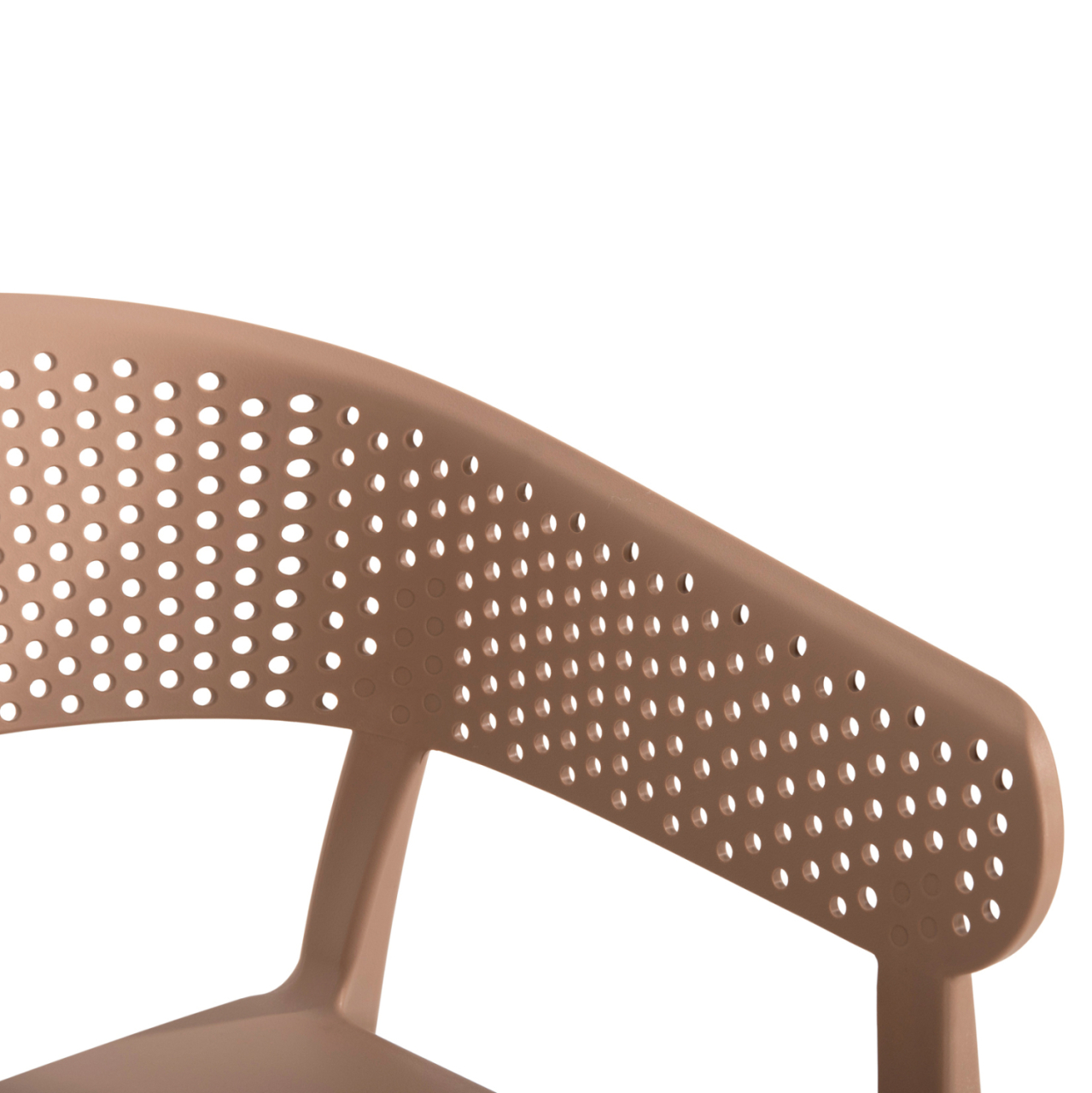 ARMCHAIR POLYPROPYLENE PERFOE HM5941.03 IN CAPPUCCINO 56x50x73Hcm. [7]