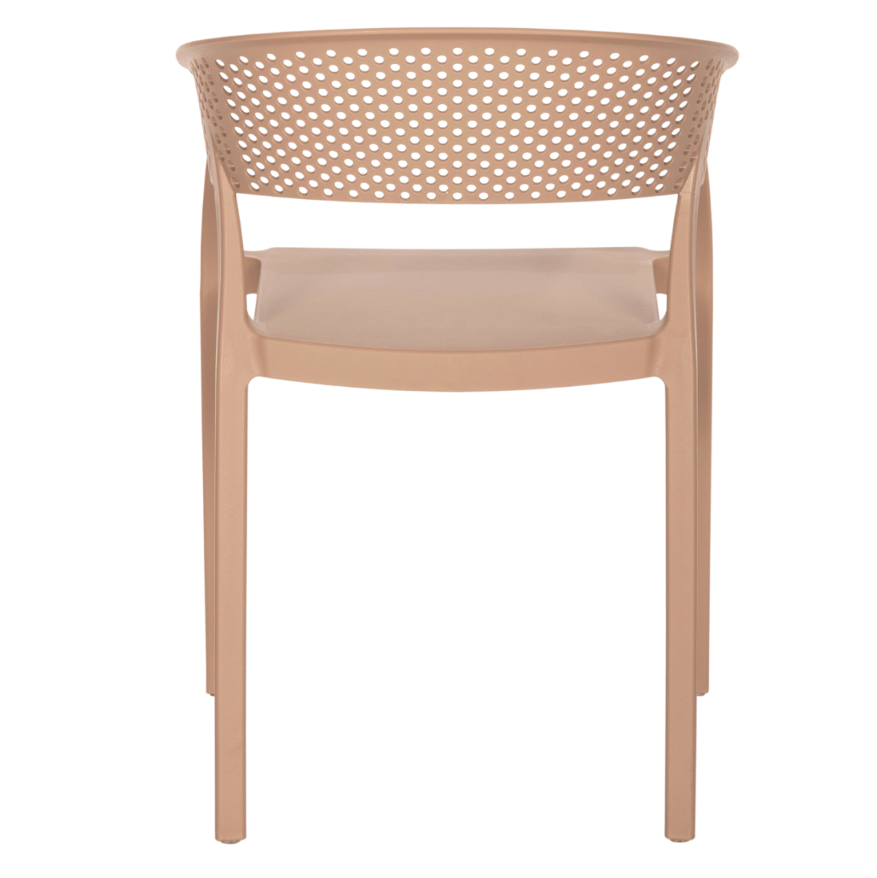 ARMCHAIR POLYPROPYLENE PERFOE HM5941.03 IN CAPPUCCINO 56x50x73Hcm. [6]