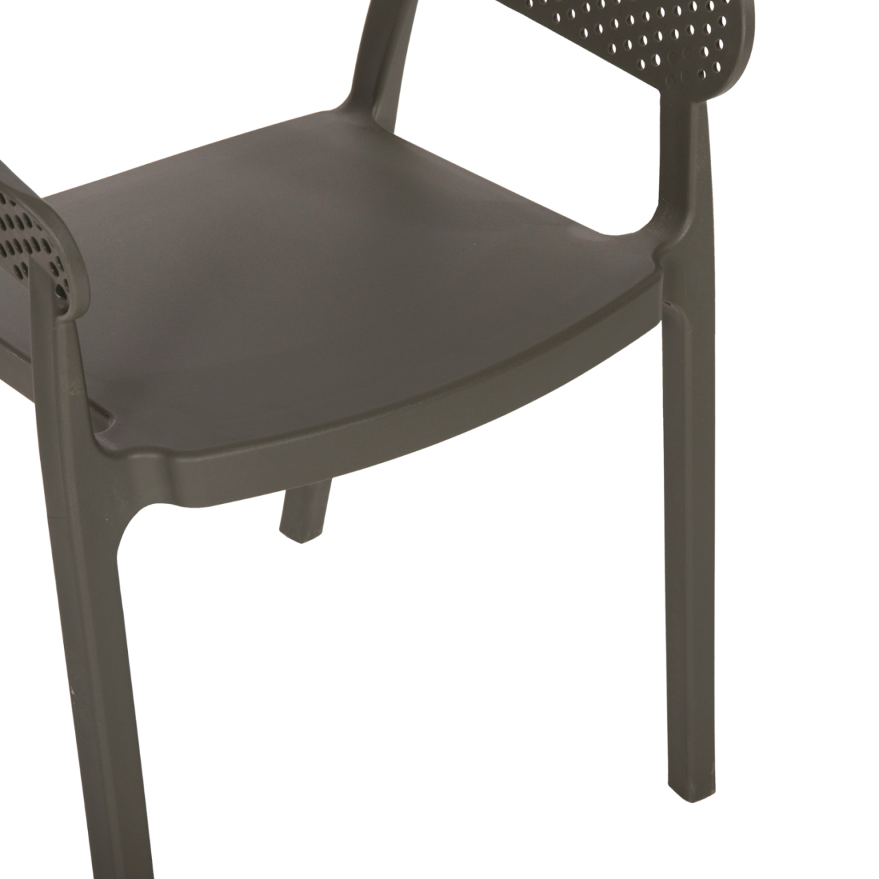 ARMCHAIR POLYPROPYLENE PERFOE HM5941.07 IN DARK OLIVE 56x50x73Hcm. [8]