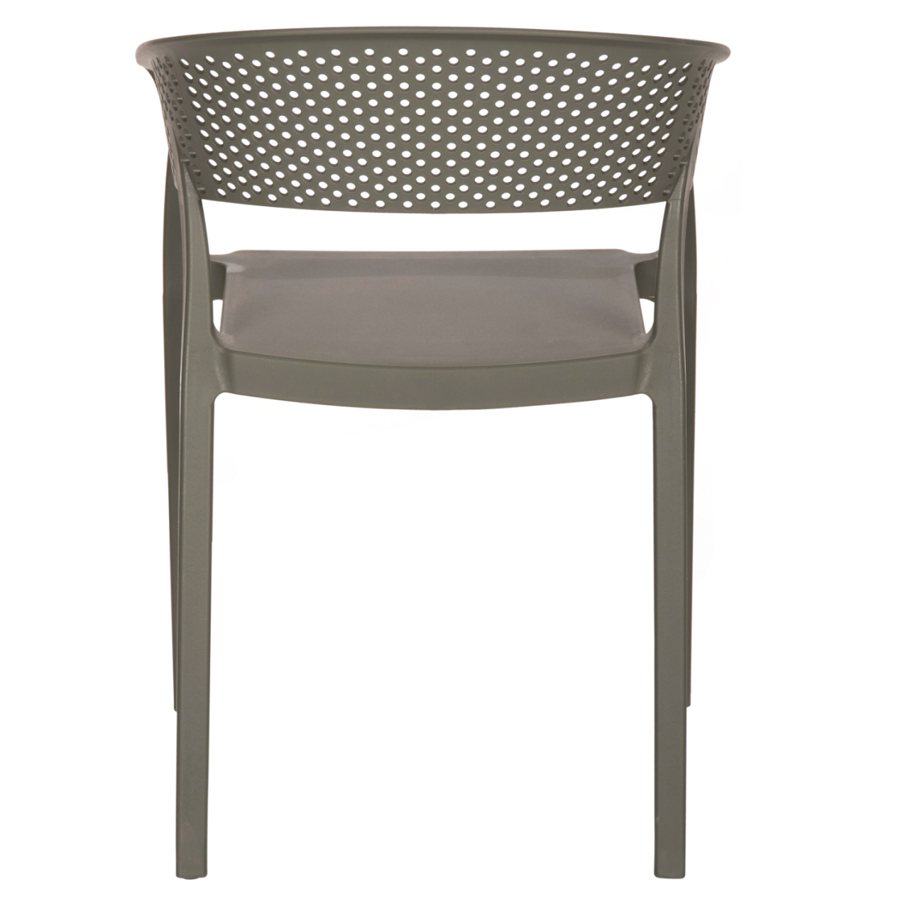 ARMCHAIR POLYPROPYLENE PERFOE HM5941.07 IN DARK OLIVE 56x50x73Hcm. [6]