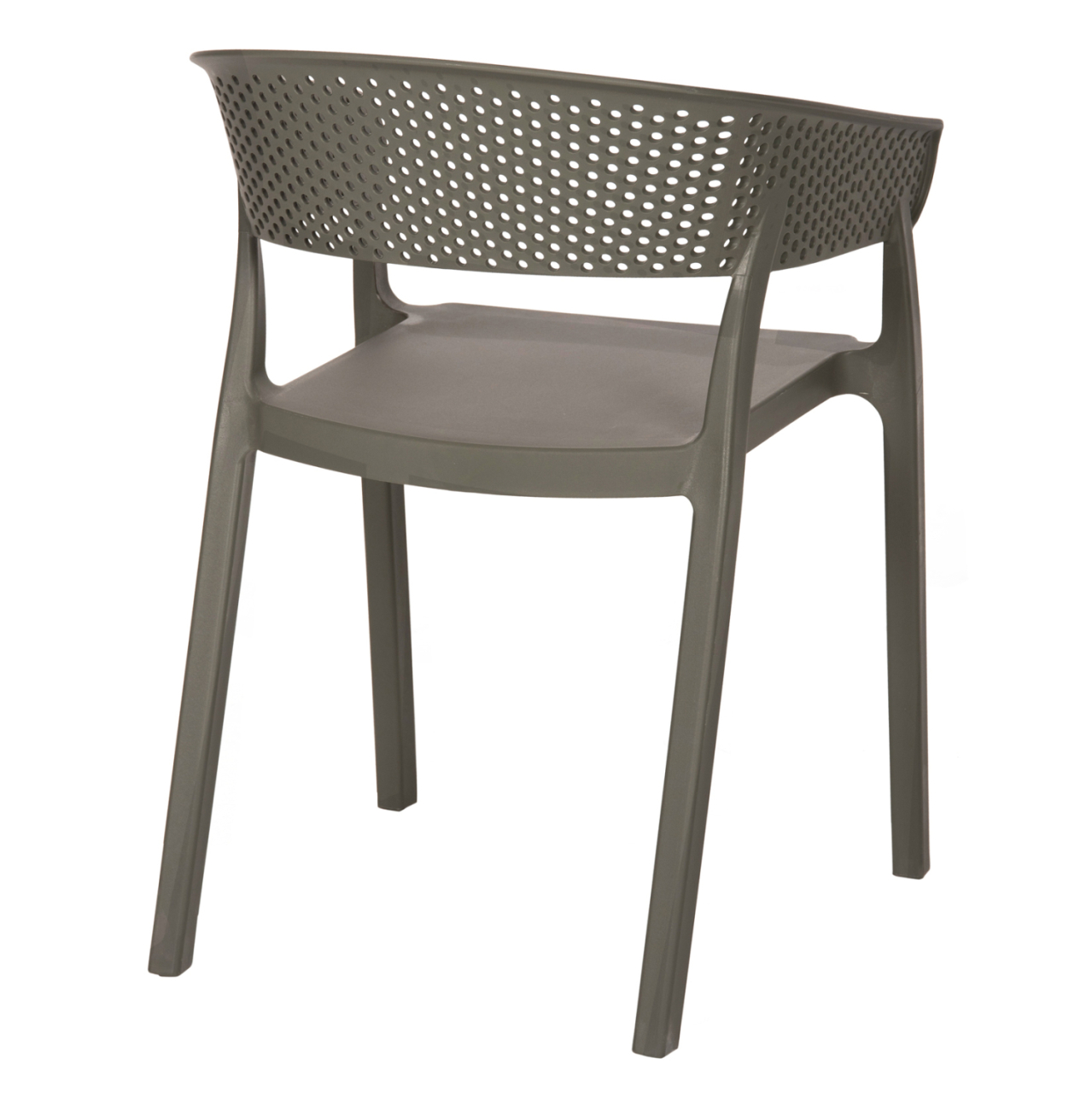 ARMCHAIR POLYPROPYLENE PERFOE HM5941.07 IN DARK OLIVE 56x50x73Hcm. [5]