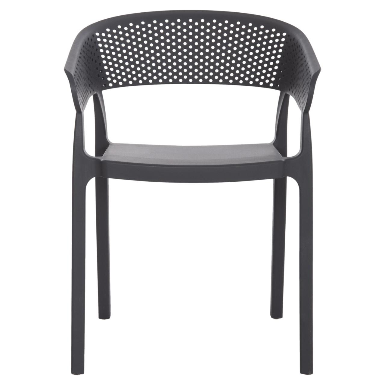 ARMCHAIR POLYPROPYLENE PERFOE HM5941.10 IN GREY 56x50x73Hcm. [3]
