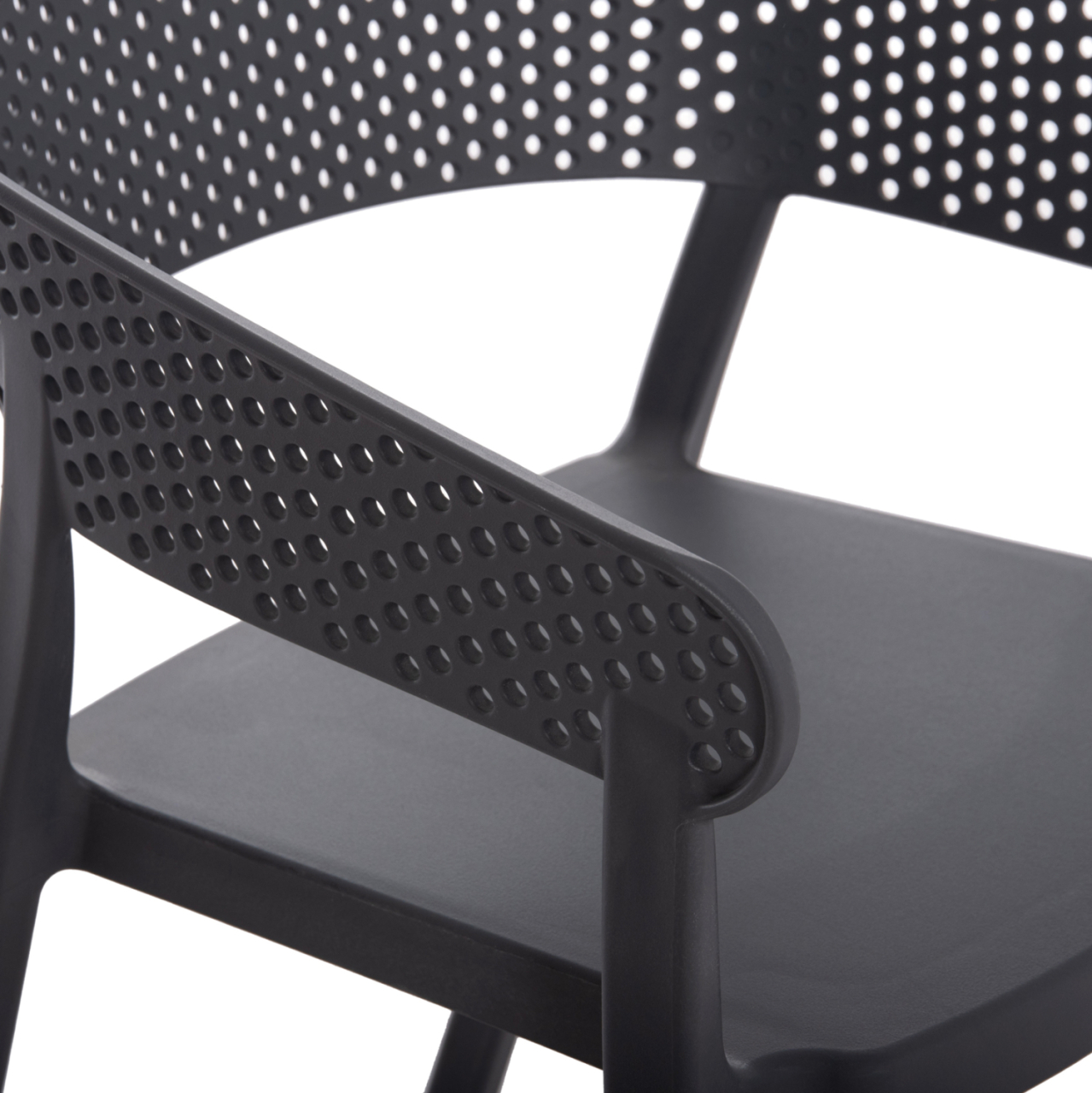 ARMCHAIR POLYPROPYLENE PERFOE HM5941.10 IN GREY 56x50x73Hcm. [8]