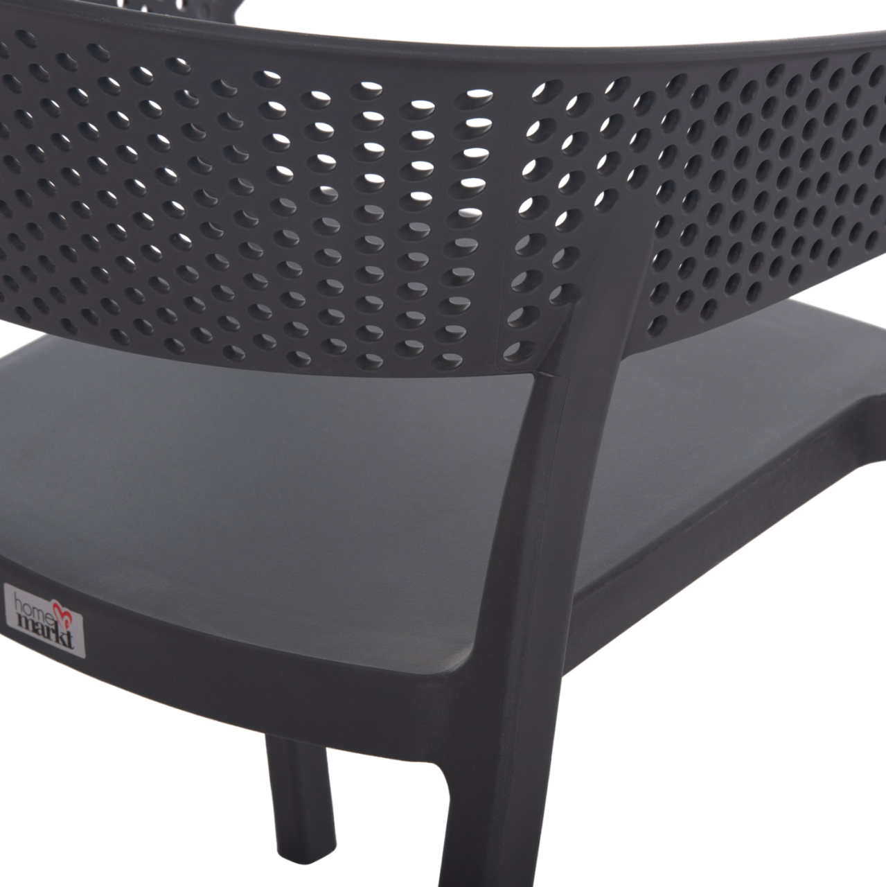 ARMCHAIR POLYPROPYLENE PERFOE HM5941.10 IN GREY 56x50x73Hcm. [10]