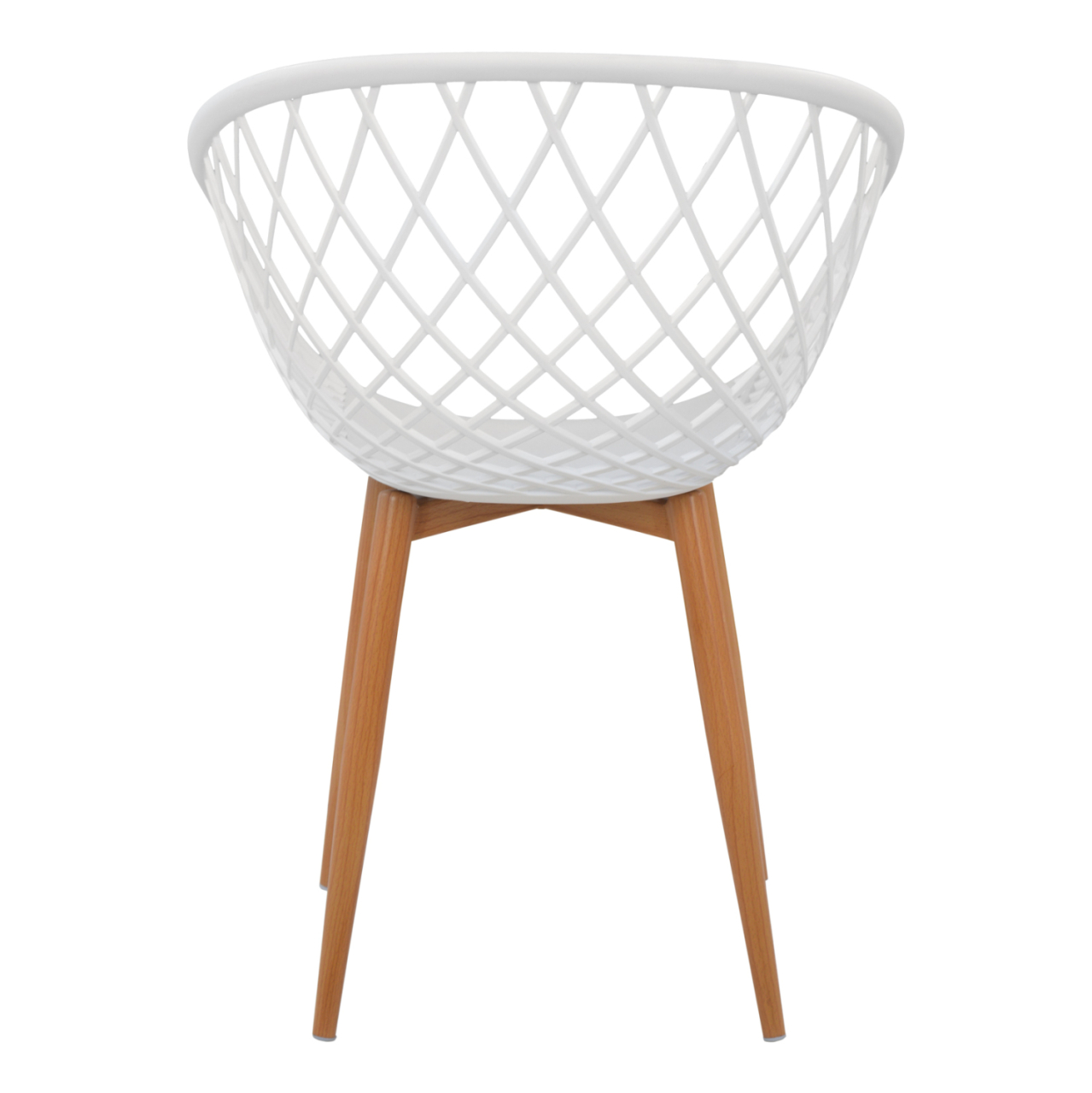 Armchair Polypropylene white Ariadne HM8001.01 62,5x56x80cm [4]