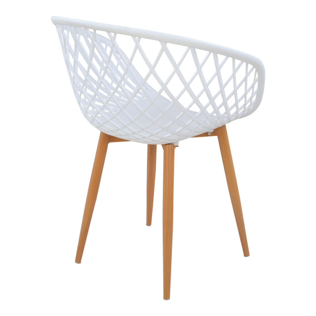 Armchair Polypropylene white Ariadne HM8001.01 62,5x56x80cm [3]