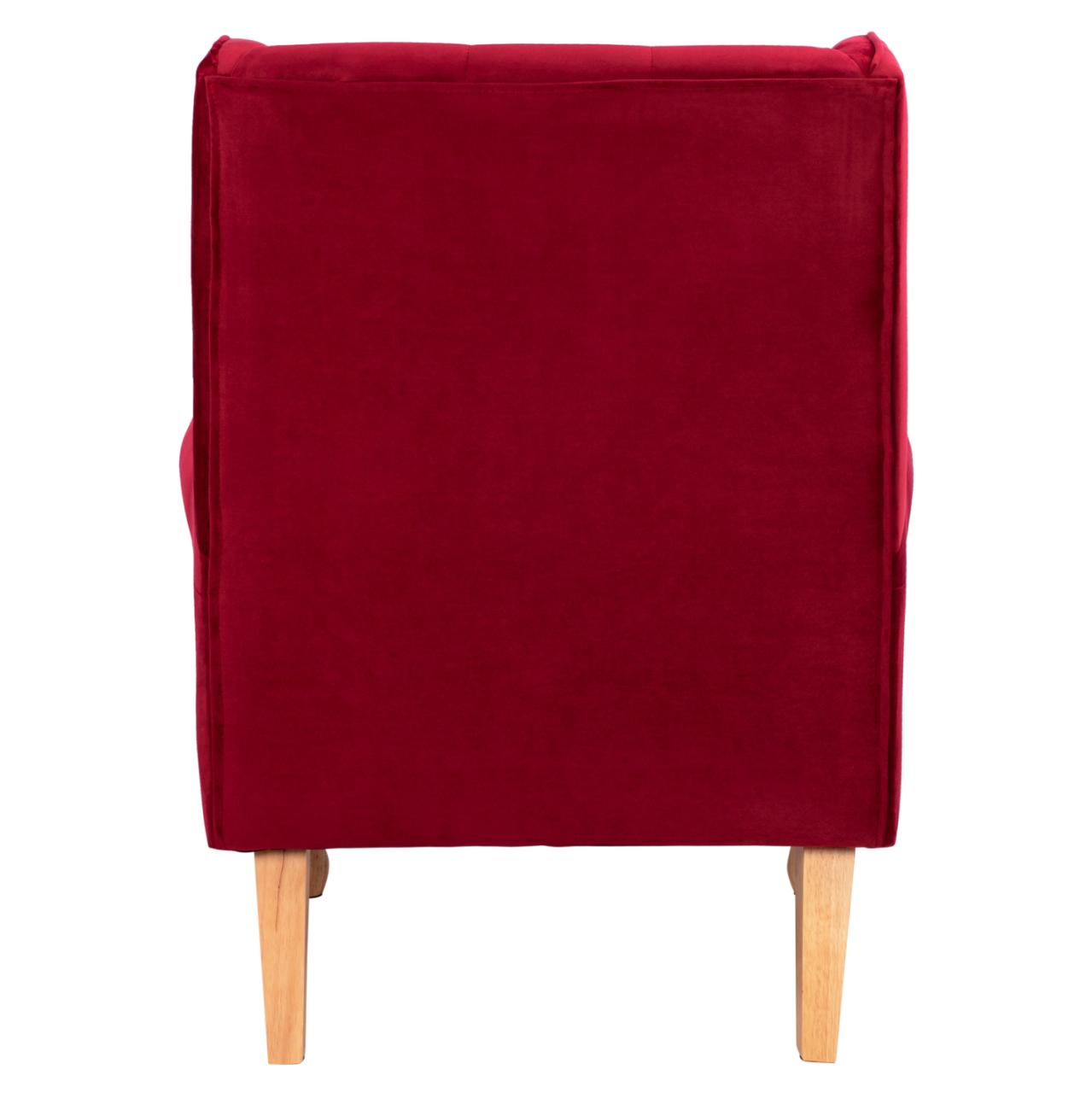 Armchair Red Velvet Brandon 81x83x101cm HM3073.14 [6]