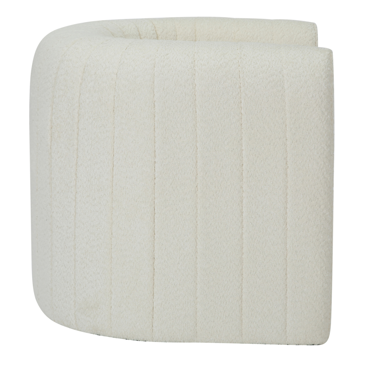 ARMCHAIR RIKER HM9682.04 METAL FRAME-WHITE BOUCLE FABRIC 92x74x69Hcm. [4]