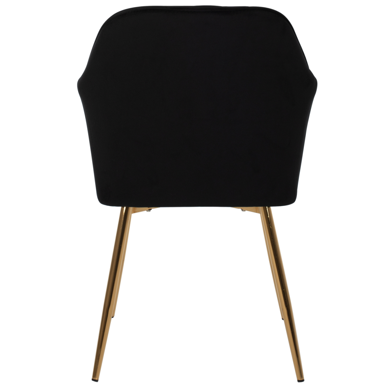 ARMCHAIR SAWYER HM8523.04 BLACK VELVET AND GOLDEN LEGS 55Χ60Χ83Hcm. [6]