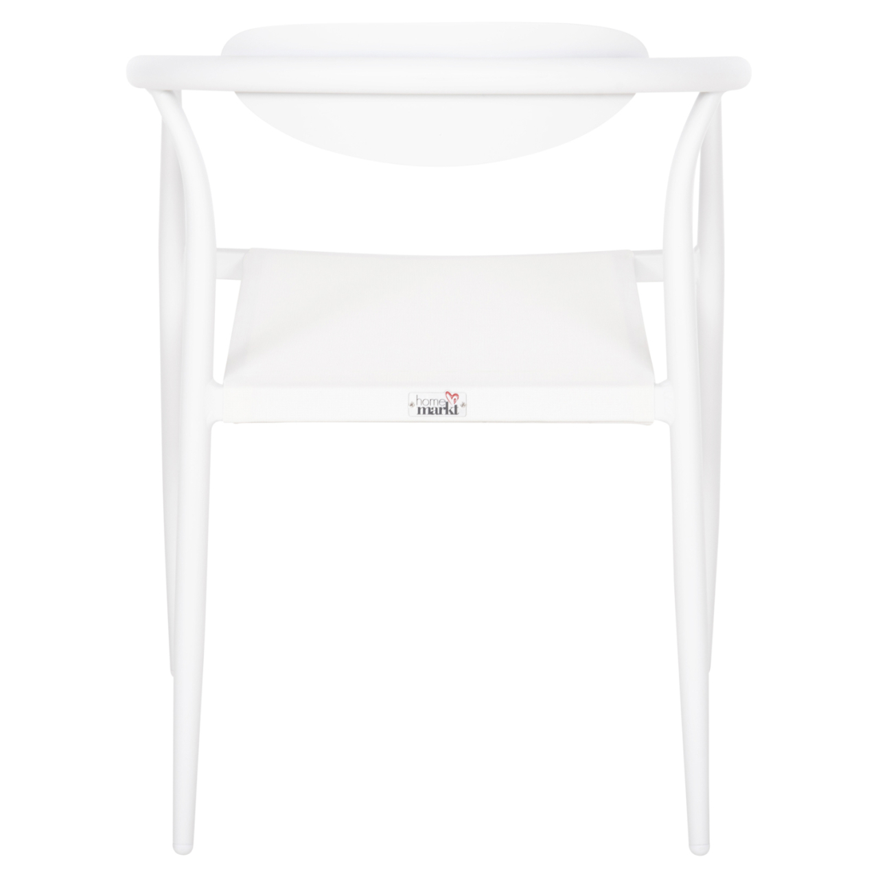 ARMCHAIR SERLY HM6052.01 WHITE ALUMINUM-WHITE TEXTILENE 56x61x74,5Hcm. [6]