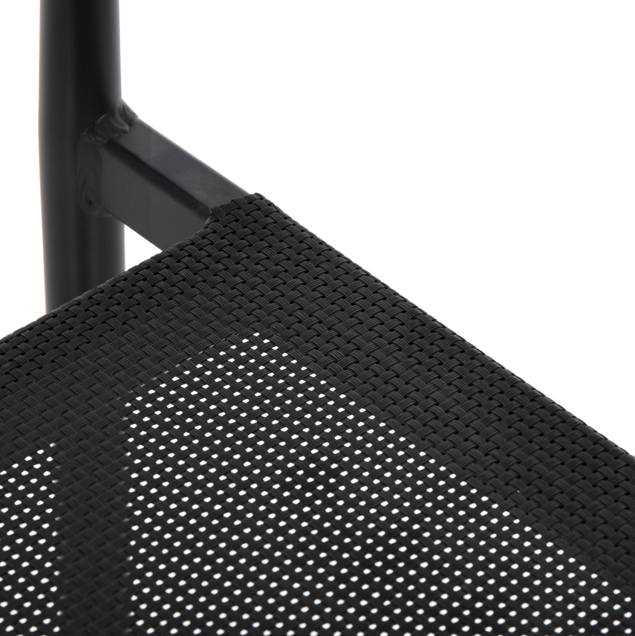ARMCHAIR SERLY HM6052.02 BLACK ALUMINUM-BLACK TEXTILENE 56x61x74,5Hcm. [8]