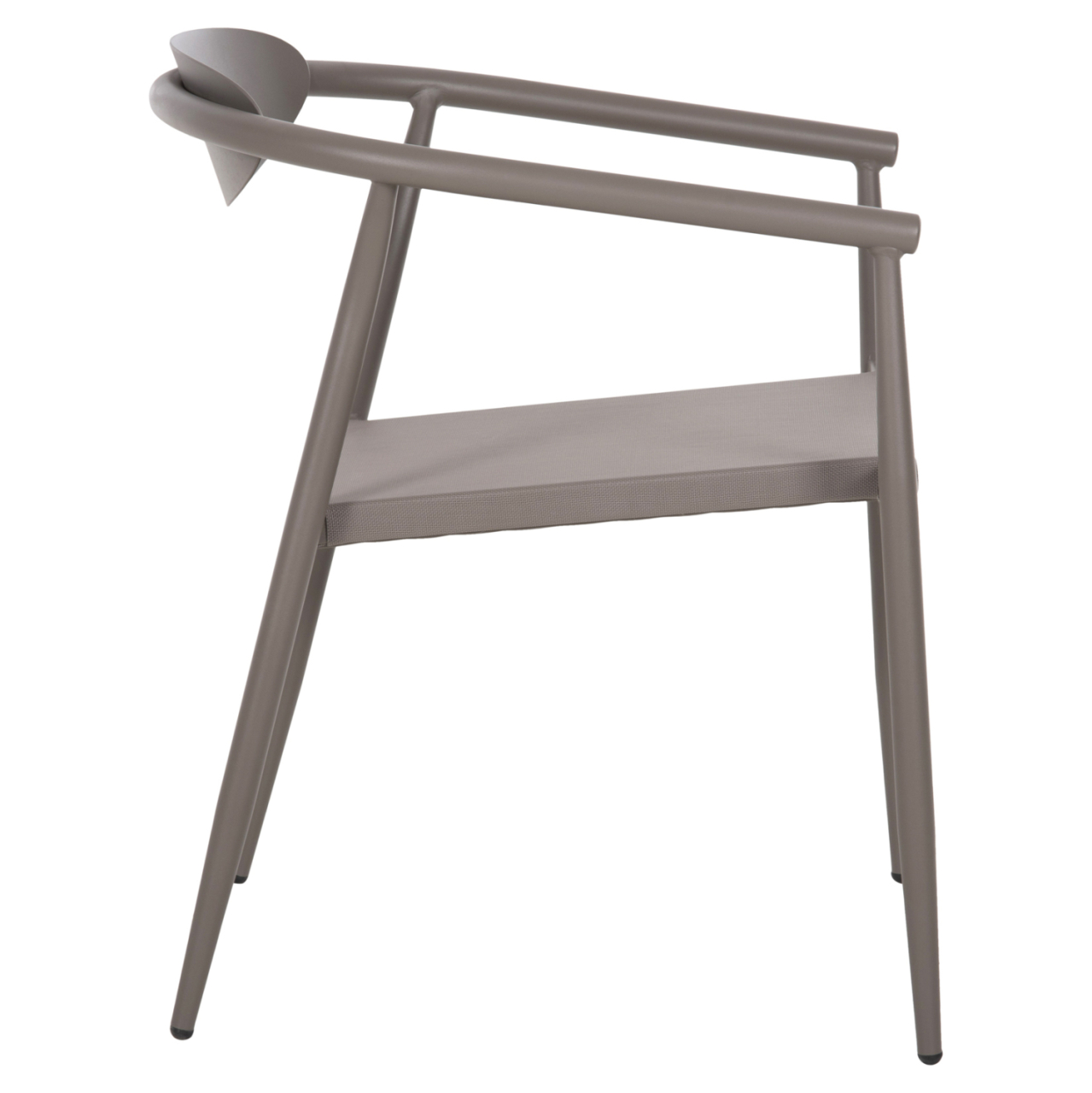 ARMCHAIR SERLY HM6052.04 CHAMPAGNE ALUMINUM-CHAMPAGNE TEXTILENE 56x61x74,5Hcm. [4]