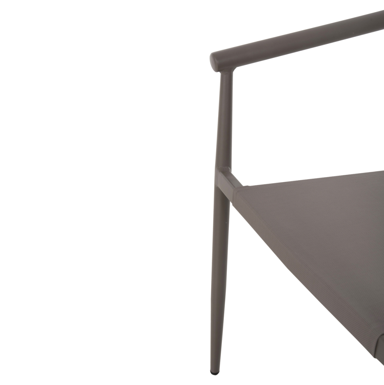 ARMCHAIR SERLY HM6052.04 CHAMPAGNE ALUMINUM-CHAMPAGNE TEXTILENE 56x61x74,5Hcm. [9]