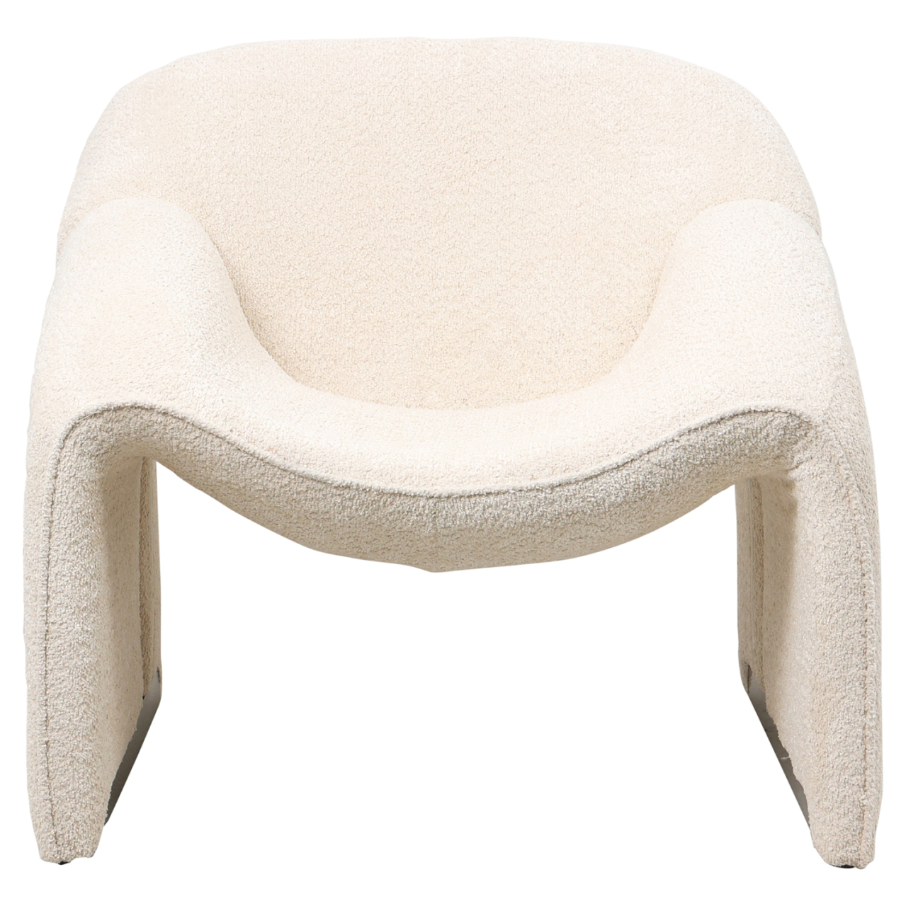 ARMCHAIR SPINER HM9599.06 ECRU BOUCLE FABRIC 81x64x74Hcm. [2]