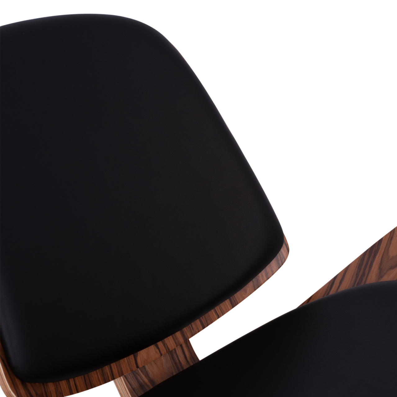 Armchair SUPERIOR PLUS HM1128.01 WALNUT color with black cushion PU 89x83x76H cm [7]