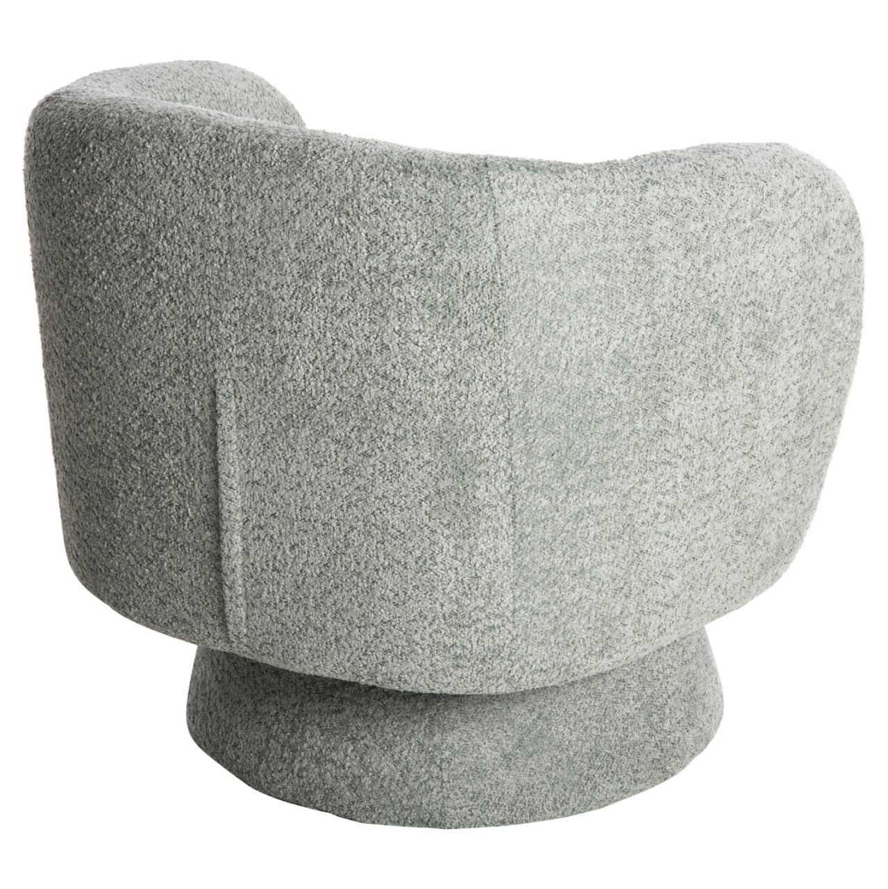 ARMCHAIR SWIVEL KARLEN HM9592.05 PISTACHIO GREEN BOUCLE FABRIC 79x79x76 Hcm. [5]