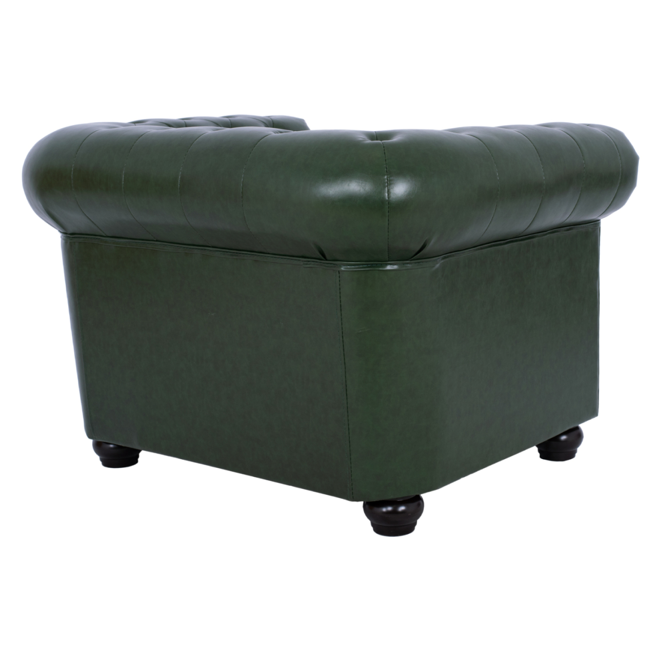 Armchair T. Chesterfield POLINA HM3011.08 Cypress Green PU 106x87x70H cm. [5]