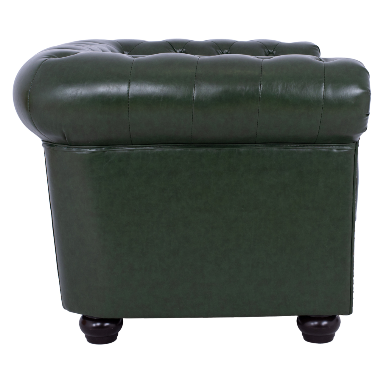 Armchair T. Chesterfield POLINA HM3011.08 Cypress Green PU 106x87x70H cm. [4]
