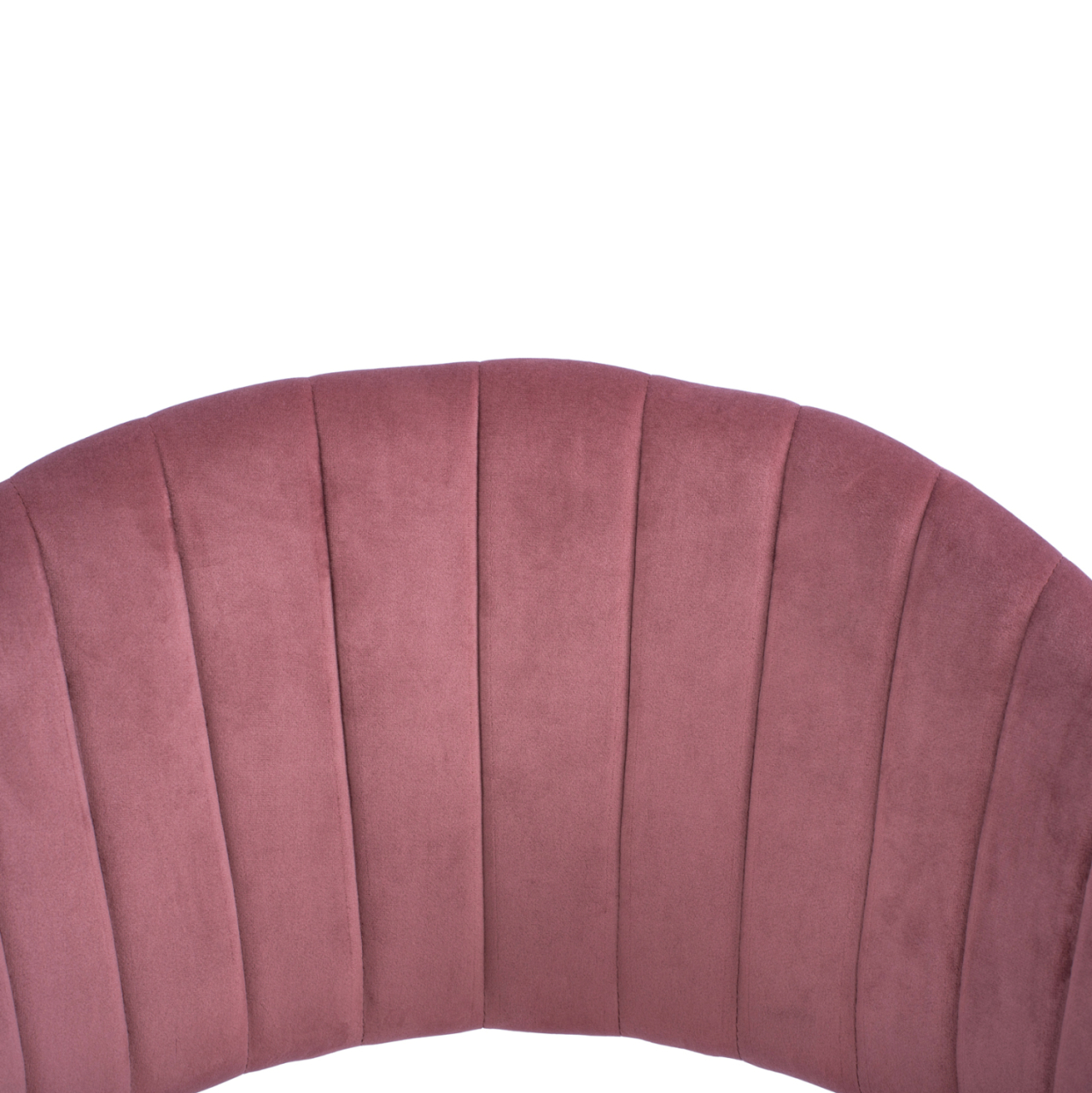 Armchair Theodore HM8520.02 Velvet Rotten Apple with metallic frame 55x50x82 cm [9]