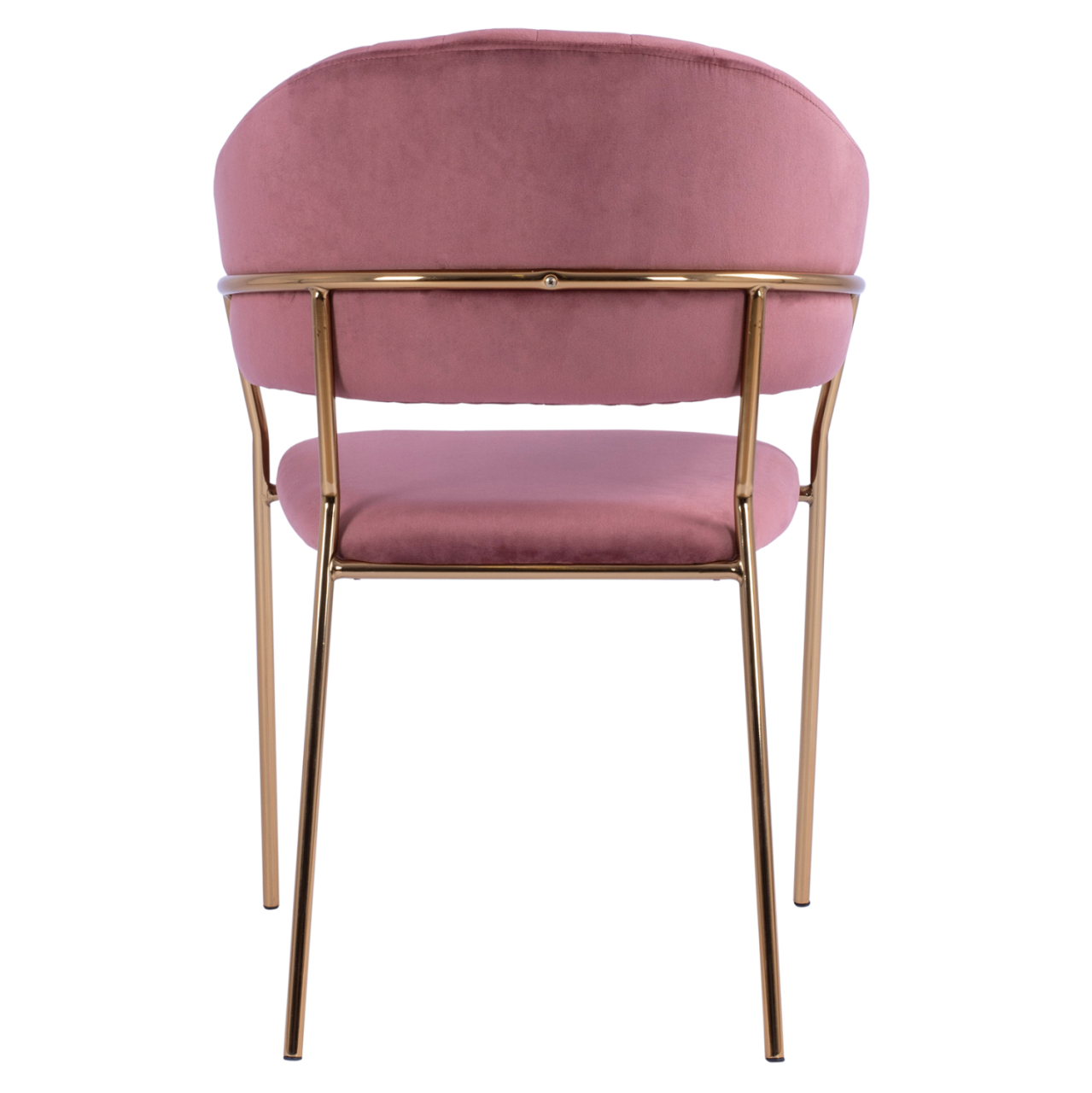 Armchair Theodore HM8520.02 Velvet Rotten Apple with metallic frame 55x50x82 cm [6]
