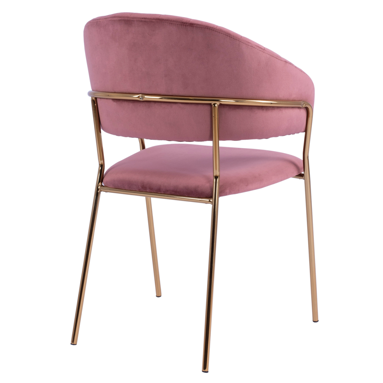 Armchair Theodore HM8520.02 Velvet Rotten Apple with metallic frame 55x50x82 cm [5]